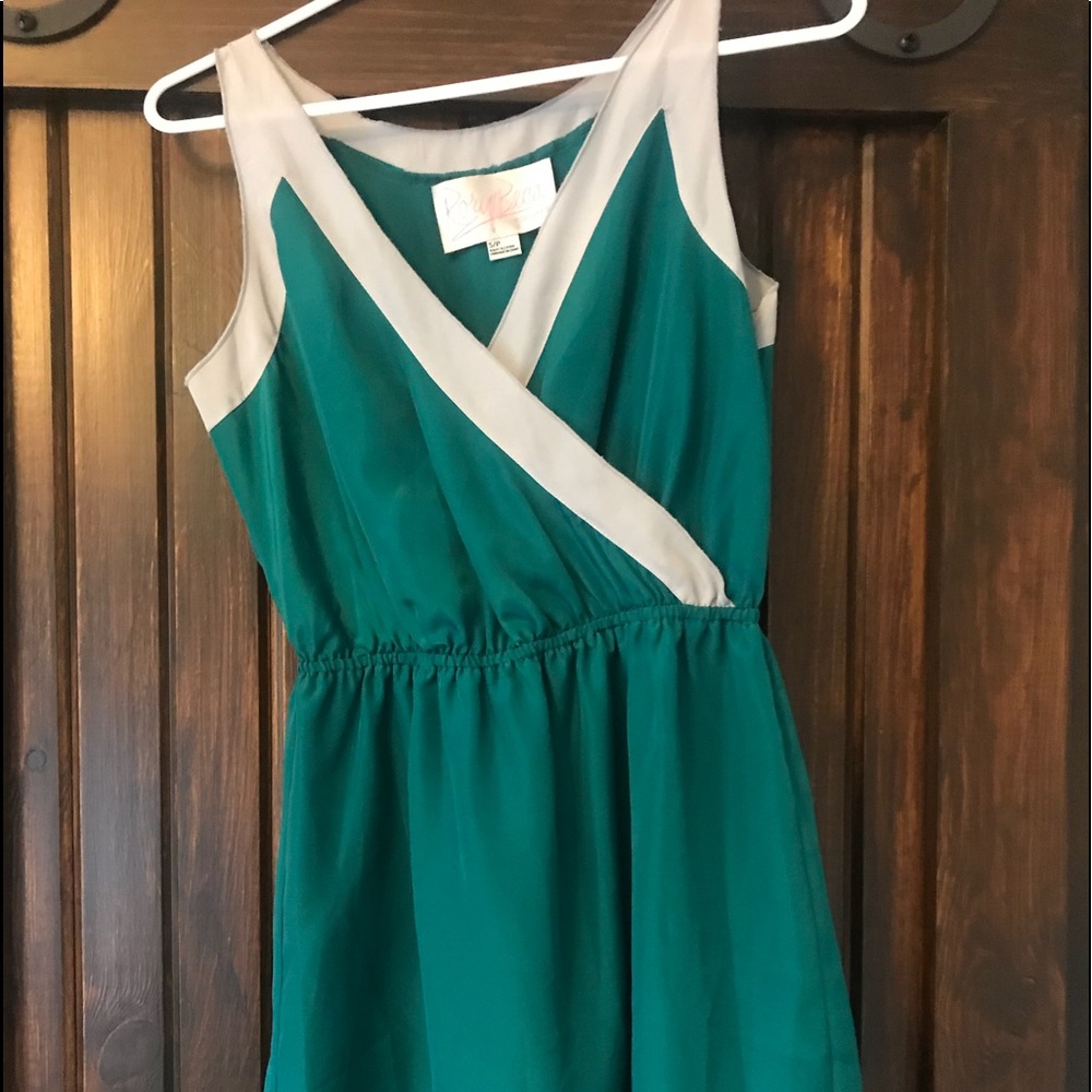 Rory Becca for Forever 21 Teal and Silver dress